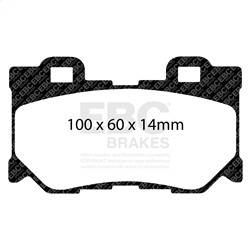 EBC Brakes - EBC Brakes DP41824R Yellowstuff Street And Track Brake Pads - Image 1