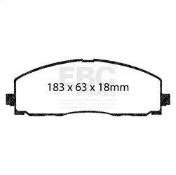 EBC Brakes - EBC Brakes DP41888R Yellowstuff Street And Track Brake Pads - Image 1