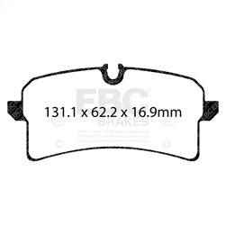 EBC Brakes - EBC Brakes DP32204C Redstuff Ceramic Low Dust Brake Pads - Image 1