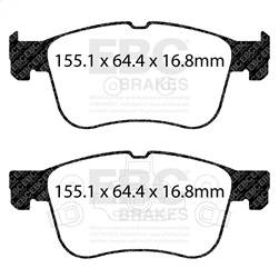 EBC Brakes - EBC Brakes DP62372 6000 Series Greenstuff Truck/SUV Brakes Disc Pads - Image 1