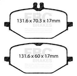 EBC Brakes - EBC Brakes DP42427R Yellowstuff Street And Track Brake Pads - Image 1
