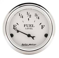AutoMeter - AutoMeter 1605 Old Tyme White Fuel Level Gauge - Image 1