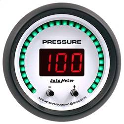 AutoMeter - AutoMeter 6752-PH Phantom Elite Digital Two Channel Pressure Gauge - Image 1