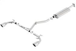 Borla - Borla 140496 S-Type Cat-Back Exhaust System - Image 1