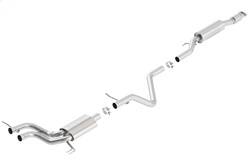 Borla - Borla 140506 Touring Cat-Back Exhaust System - Image 1