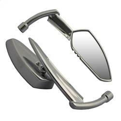 CIPA Mirrors - CIPA Mirrors 01909 Motorcycle Serrated Blade Mirror Kit - Image 1
