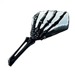 CIPA Mirrors - CIPA Mirrors 01918 Motorcycle Skeleton Hand Mirror - Image 1