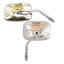 CIPA Mirrors - CIPA Mirrors 01925 Motorcycle Live To Ride Mirror Kit - Image 1