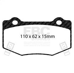 EBC Brakes - EBC Brakes DP33023C Redstuff Ceramic Low Dust Brake Pads - Image 1