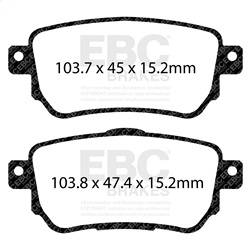 EBC Brakes - EBC Brakes DP62219 6000 Series Greenstuff Truck/SUV Brakes Disc Pads - Image 1