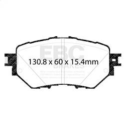 EBC Brakes - EBC Brakes DP23033 Greenstuff 2000 Series Sport Brake Pads - Image 1