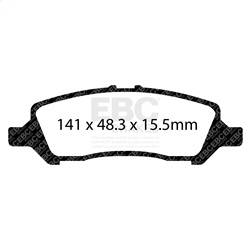 EBC Brakes - EBC Brakes DP23009 Greenstuff 2000 Series Sport Brake Pads - Image 1