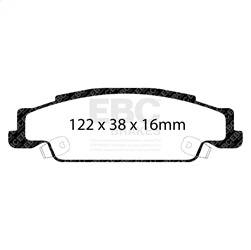 EBC Brakes - EBC Brakes UD922 Ultimax OEM Replacement Brake Pads - Image 1