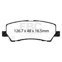 EBC Brakes - EBC Brakes DP43041R Yellowstuff Street And Track Brake Pads - Image 1