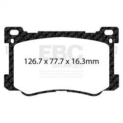 EBC Brakes - EBC Brakes DP43048R Yellowstuff Street And Track Brake Pads - Image 1