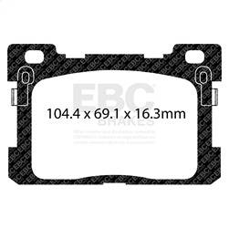 EBC Brakes - EBC Brakes DP23077 Greenstuff 2000 Series Sport Brake Pads - Image 1