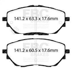 EBC Brakes - EBC Brakes UD2065 Ultimax OEM Replacement Brake Pads - Image 1