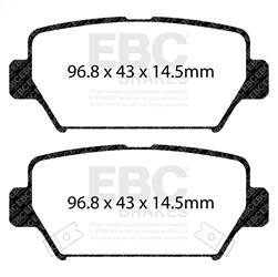 EBC Brakes - EBC Brakes DP42369R Yellowstuff Street And Track Brake Pads - Image 1