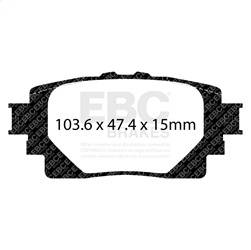 EBC Brakes - EBC Brakes DP43132R Yellowstuff Street And Track Brake Pads - Image 1