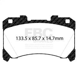 EBC Brakes - EBC Brakes DP42430R Yellowstuff Street And Track Brake Pads - Image 1