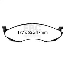EBC Brakes - EBC Brakes UD477 Ultimax OEM Replacement Brake Pads - Image 1