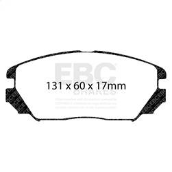 EBC Brakes - EBC Brakes DP21757 Greenstuff 2000 Series Sport Brake Pads - Image 1