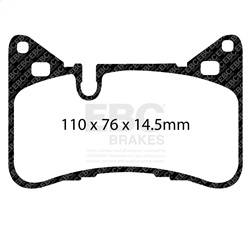 EBC Brakes - EBC Brakes DP42117R Yellowstuff Street And Track Brake Pads - Image 1