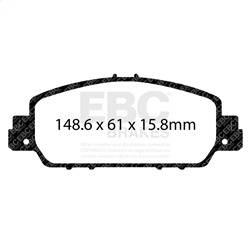 EBC Brakes - EBC Brakes DP23014 Greenstuff 2000 Series Sport Brake Pads - Image 1