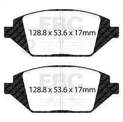 EBC Brakes - EBC Brakes DP23058 Greenstuff 2000 Series Sport Brake Pads - Image 1