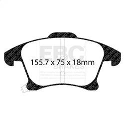 EBC Brakes - EBC Brakes DP32269C Redstuff Ceramic Low Dust Brake Pads - Image 1