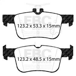 EBC Brakes - EBC Brakes DP33059C Redstuff Ceramic Low Dust Brake Pads - Image 1