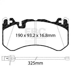 EBC Brakes - EBC Brakes DP52081NDX Bluestuff NDX Full Race Brake Pads - Image 1