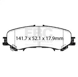 EBC Brakes - EBC Brakes ED93089 Orangestuff 9000 Series Race Brake Pads - Image 1