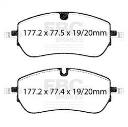 EBC Brakes - EBC Brakes DP42475R Yellowstuff Street And Track Brake Pads - Image 1