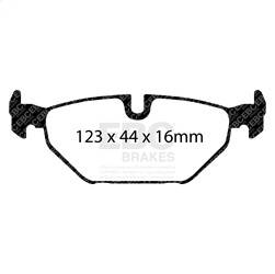 EBC Brakes - EBC Brakes DP21405 Greenstuff 2000 Series Sport Brake Pads - Image 1