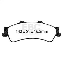EBC Brakes - EBC Brakes DP21630 Greenstuff 2000 Series Sport Brake Pads - Image 1