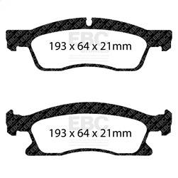 EBC Brakes - EBC Brakes DP62136 6000 Series Greenstuff Truck/SUV Brakes Disc Pads - Image 1