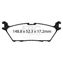 EBC Brakes - EBC Brakes ED93037 Truck/SUV Extra Duty Brake Pads - Image 1