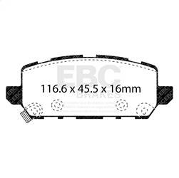 EBC Brakes - EBC Brakes DP43051R Yellowstuff Street And Track Brake Pads - Image 1