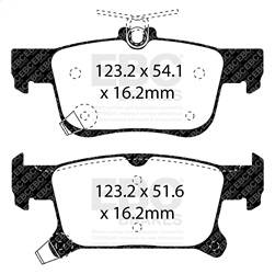 EBC Brakes - EBC Brakes UD1923 Ultimax OEM Replacement Brake Pads - Image 1