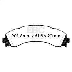 EBC Brakes - EBC Brakes DP43123R Yellowstuff Street And Track Brake Pads - Image 1