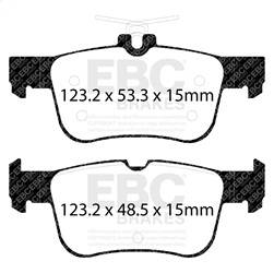 EBC Brakes - EBC Brakes DP63047 6000 Series Greenstuff Truck/SUV Brakes Disc Pads - Image 1