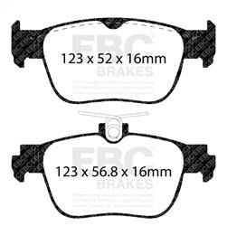 EBC Brakes - EBC Brakes DP42440R Yellowstuff Street And Track Brake Pads - Image 1