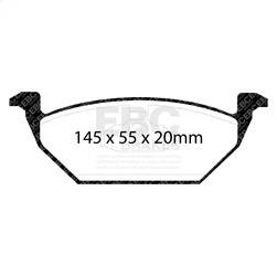 EBC Brakes - EBC Brakes S12KF1055 S12 Kits Redstuff and RK Rotors - Image 1