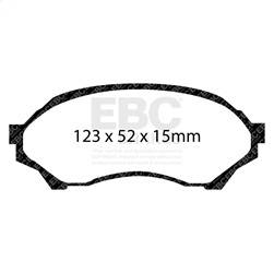 EBC Brakes - EBC Brakes S13KF1133 S13 Kits Yellowstuff and RK Rotors - Image 1