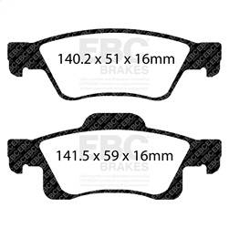 EBC Brakes - EBC Brakes S9KR1154 S9 Kits Yellowstuff and USR Rotors - Image 1