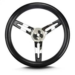 Lokar - Lokar CVA1-08A05BK Covico Deep Slotted Spoke Steering Wheel - Image 1