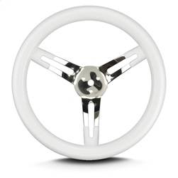 Lokar - Lokar CVA1-08A05WH Covico Deep Slotted Spoke Steering Wheel - Image 1