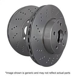 EBC Brakes - EBC Brakes RK2173XD Cross Drilled Rotor Set - Image 1