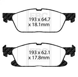 EBC Brakes - EBC Brakes S13KF2217 S13 Kits Yellowstuff and RK Rotors - Image 1